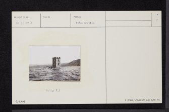 Loch Rannoch, Eilean Nam Faoileag, NN55NW 3, Ordnance Survey index card, Recto