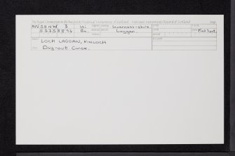 Loch Laggan, NN58NW 3, Ordnance Survey index card, Recto