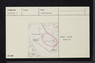 Auchenlaich, NN60NW 10, Ordnance Survey index card, Recto