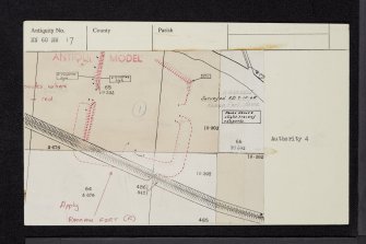 Bochastle, NN60NW 17, Ordnance Survey index card, Recto