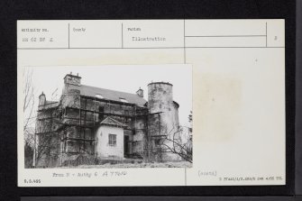 Edinample Castle, NN62SW 2, Ordnance Survey index card, page number 2, Verso