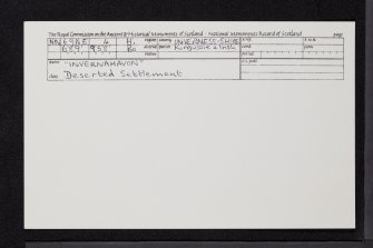 Invernahavon, NN69NE 4, Ordnance Survey index card, Recto