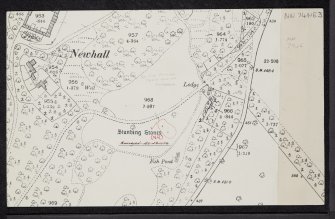 Newhall Bridge, NN74NE 3, Ordnance Survey index card, Recto