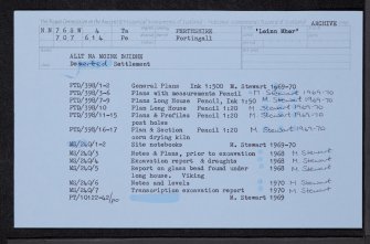 Allt Na Moine Buidhe, NN76SW 4, Ordnance Survey index card, Recto