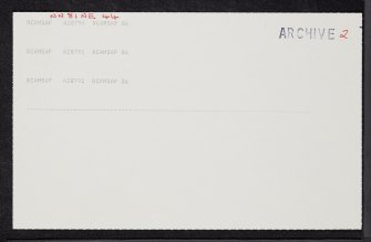 Bennybeg, NN81NE 44, Ordnance Survey index card, page number 2, Recto