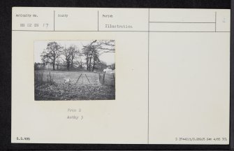 Strowan, NN82SW 17, Ordnance Survey index card, Recto