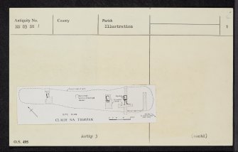 Clach Na Tiompan, NN83SW 1, Ordnance Survey index card, page number 1, Recto