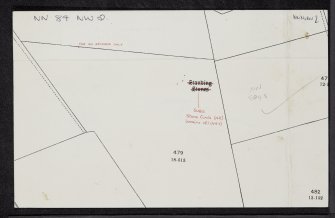 Carse Farm, NN84NW 2, Ordnance Survey index card, Recto