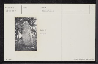 Castleton, NN90SE 1, Ordnance Survey index card, Recto