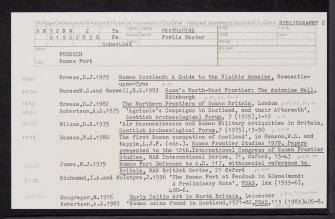 Fendoch, NN92NW 2, Ordnance Survey index card, page number 2, Recto