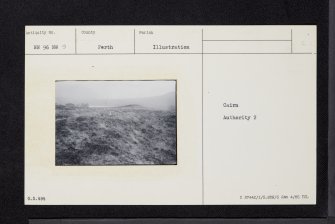 Glen Clune, NN96NW 9, Ordnance Survey index card, Recto