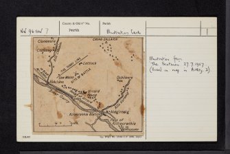 Battle Of Killiecrankie, NN96SW 7, Ordnance Survey index card, Recto