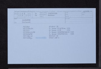 Loanleven, NO02NE 32, Ordnance Survey index card, Recto