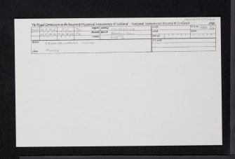 Cromwellpark House, NO02NE 55, Ordnance Survey index card, Recto