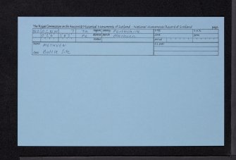 Methven, NO02NW 7, Ordnance Survey index card, Recto