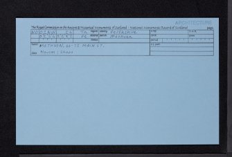 Methven, 68 Main Street, NO02NW 24, Ordnance Survey index card, Recto