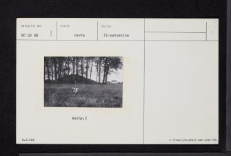 Huntingtower, NO02SE 1, Ordnance Survey index card, Recto