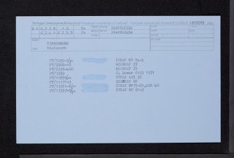 Tibbermore, NO02SE 10, Ordnance Survey index card, Recto