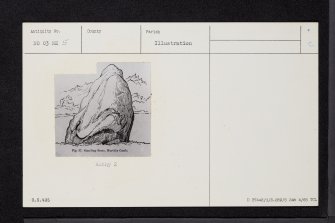 Murthly Castle, NO03NE 5, Ordnance Survey index card, Recto
