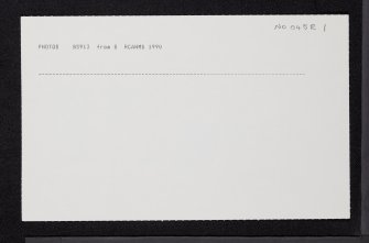 Ninewells, NO04SE 1, Ordnance Survey index card, Recto