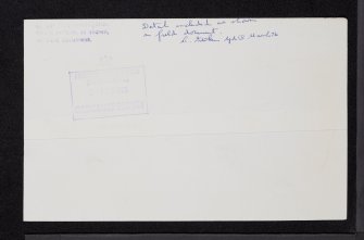 Ninewells, NO04SE 1, Ordnance Survey index card, Verso
