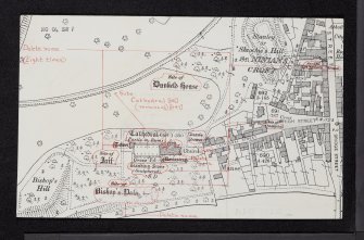 Dunkeld, Cathedral Street, Dunkeld Cathedral, NO04SW 1, Ordnance Survey index card, Recto