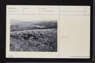 Rohallion Castle, NO04SW 22, Ordnance Survey index card, page number 2, Verso