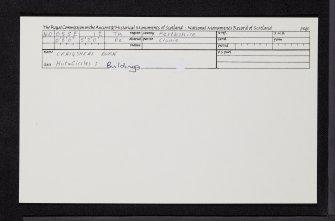 Craigsheal Burn, NO05SE 12, Ordnance Survey index card, Recto