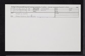 Faire Na Paitig, NO06NE 22, Ordnance Survey index card, Recto