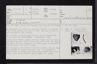 Kilmagadwood, NO10SE 1, Ordnance Survey index card, page number 1, Recto