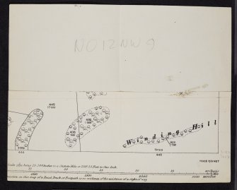 Scone Palace, NO12NW 9, Ordnance Survey index card, Verso