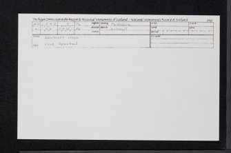 Deuchny Wood, NO12SE 2, Ordnance Survey index card, Recto