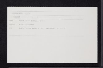 Perth, 53-73 Kinnoull Street, NO12SW 135, Ordnance Survey index card, Recto