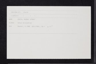 Perth, Murray Street, NO12SW 137, Ordnance Survey index card, Recto
