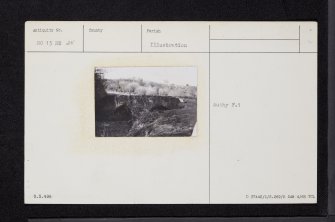 Brunty Mill Bridge, NO13NE 25, Ordnance Survey index card, Recto
