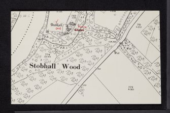 Stobhall Castle, Dowery House, NO13SW 6, Ordnance Survey index card, Recto