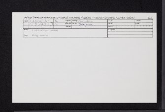 Middleton Muir, NO14NW 69, Ordnance Survey index card, Recto