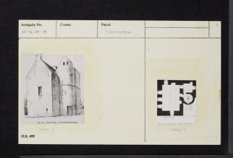 Loch Of Clunie, NO14SW 4, Ordnance Survey index card, Recto