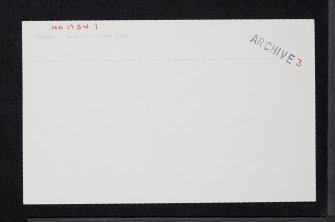 Grave Of Diarmid, NO17SW 1, Ordnance Survey index card, page number 3, Recto