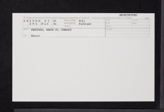 Freuchie, North Street, General, NO20NE 93, Ordnance Survey index card, Recto