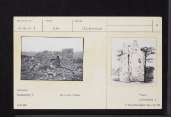 Corston Tower, NO20NW 1, Ordnance Survey index card, page number 2, Verso