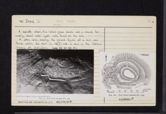 East Lomond Hill, NO20NW 20, Ordnance Survey index card, page number 2, Verso