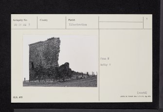 Bandon Tower, NO20SE 3, Ordnance Survey index card, page number 1, Recto