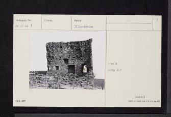 Bandon Tower, NO20SE 3, Ordnance Survey index card, page number 2, Verso