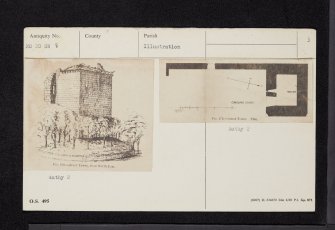 Arnot Tower, NO20SW 8, Ordnance Survey index card, page number 3, Recto