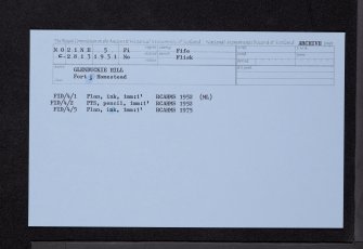 Glenduckie Hill, NO21NE 5, Ordnance Survey index card, Recto