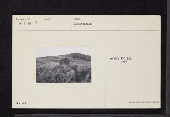 Ninewells, Macduff's Cross, NO21NW 9, Ordnance Survey index card, page number 1, Recto