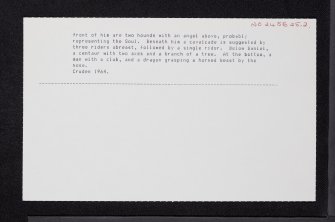 Meigle, NO24SE 25.2, Ordnance Survey index card, Recto