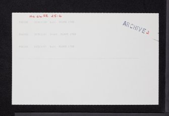 Meigle, NO24SE 25.6, Ordnance Survey index card, page number 2, Recto