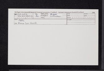 Peel, NO25SE 6, Ordnance Survey index card, Recto